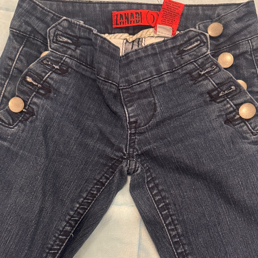 Zanadi Black Flare Women's Jeans - Picture 2 of 4